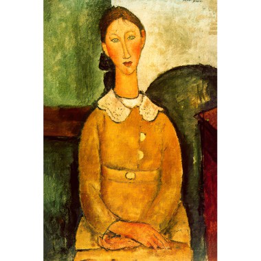 Young vrouw portret - Amedeo Modigliani